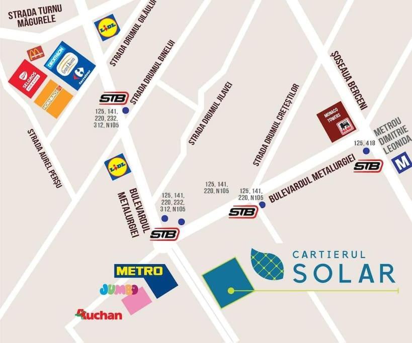 Apartment Solar 50, Private Parking, 2 Bedroom Boekarest Buitenkant foto
